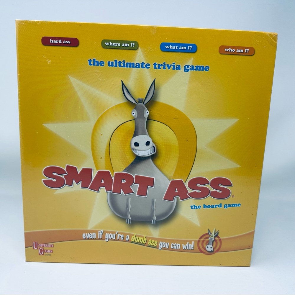 Smart Ass Board Game University Games 2011 Ultimate Party Trivia Complete Sealed